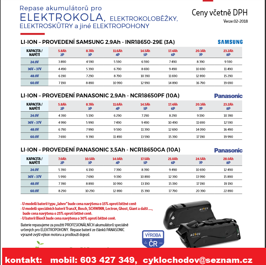 repase baterií elektrokol cyklochodov.com